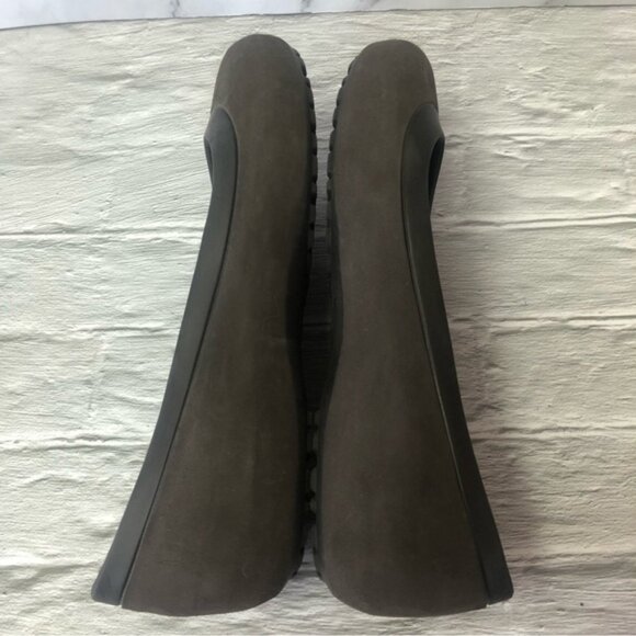 Crocs Mammoth Flats Womens Brown Ballet Fur Lined Shoes Size 8 - Picture 4 of 11